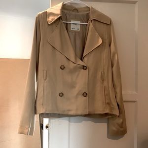 Abercrombie and Fitch Short Trench Coat Size Medium